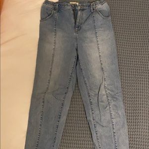 MADEWELL HIGH RISE SPLIT SEAM JEANS